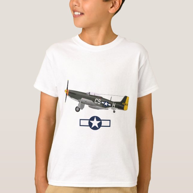 Camiseta Aeronaves estadounidenses de la Segunda Guerra Mun (Anverso)