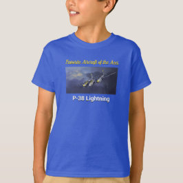 Camiseta Aeronaves favoritas del relámpago Aces P-38