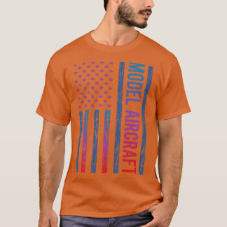 Camiseta Aeronaves modelo de bandera de degradado