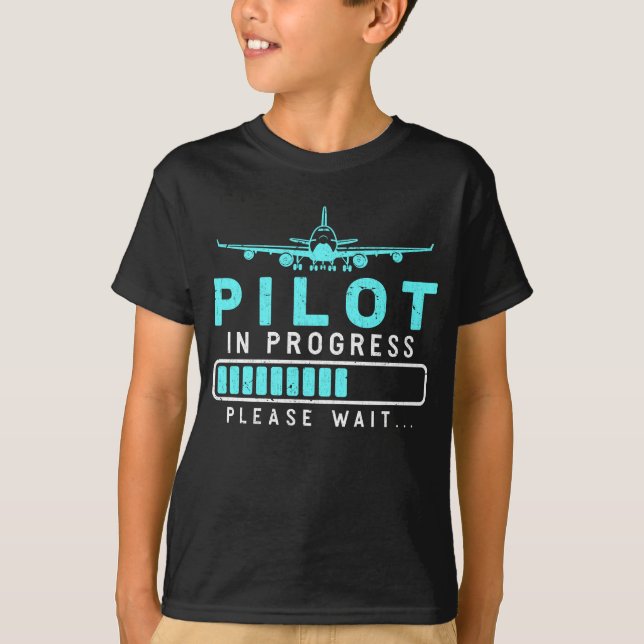 Camiseta Aeronaves piloto de carga piloto de avión para el  (Anverso)