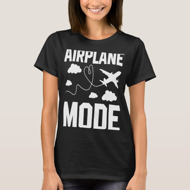 Camiseta Aeronaves piloto de modo avión Avión Aviación 16 (Anverso)