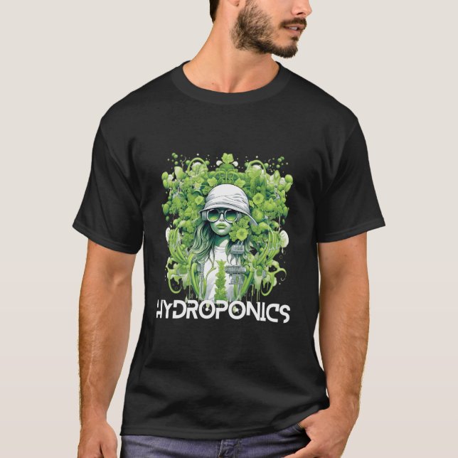 Camiseta Aeróoponas futuristas Hidroponía Horticultura Coo (Anverso)