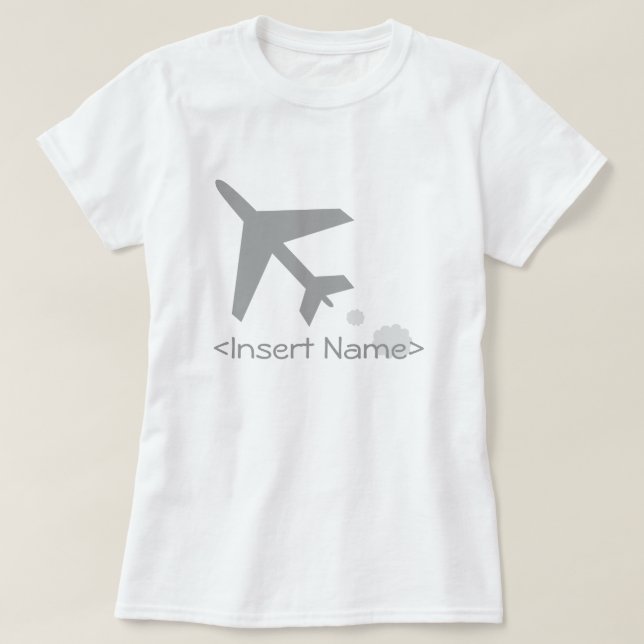 Camiseta Aeroplano (Diseño del anverso)