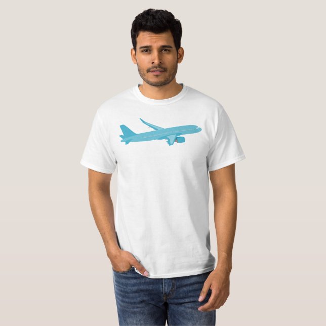 Camiseta Aeroplano, avión, avión, a320, Airbus (Anverso completo)