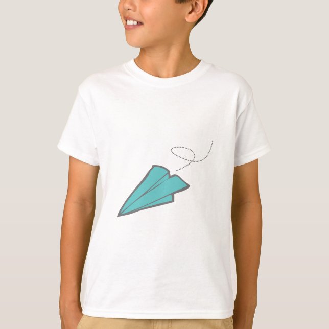 Camiseta Aeroplano de papel (Anverso)