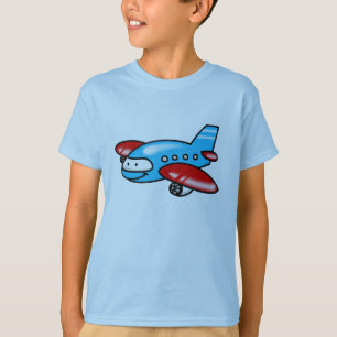 Camiseta aeroplano del dibujo animado