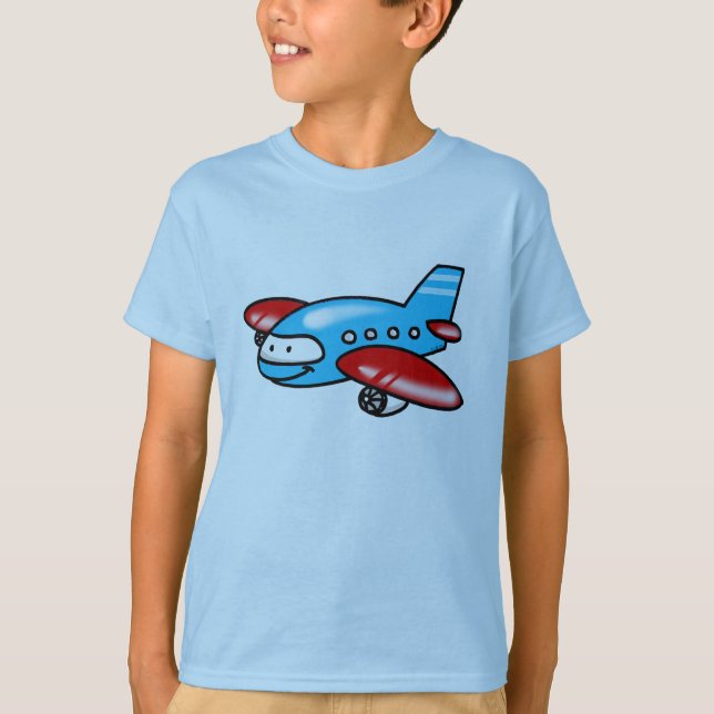 Camiseta aeroplano del dibujo animado (Anverso)
