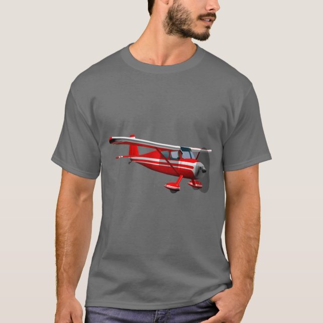 Camiseta Aeroplano rojo (Anverso)