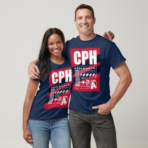 Camiseta Aeropuerto CPH Copenhague