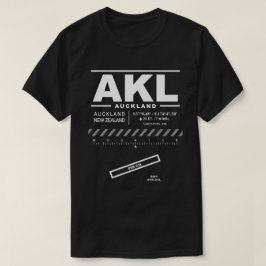 Camiseta Aeropuerto de Auckland AKL T-Shirt
