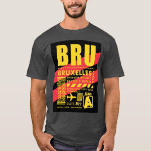 Camiseta Aeropuerto de Bruselas