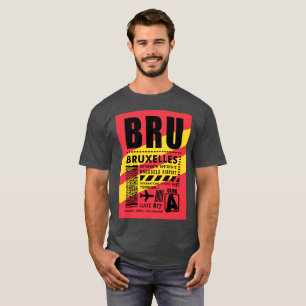 Camiseta Aeropuerto de Bruselas