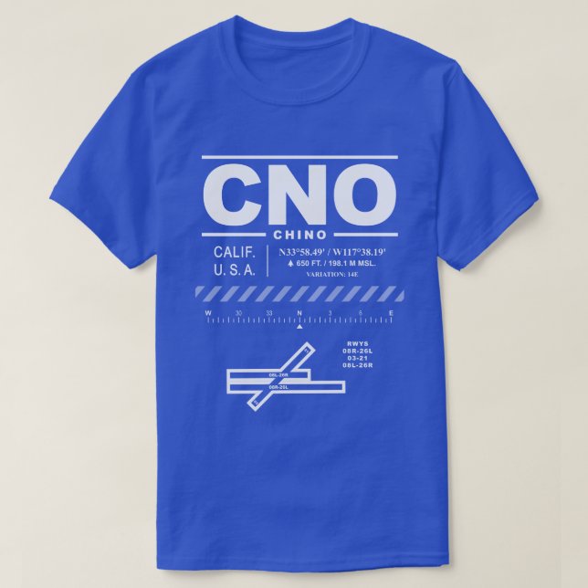 Camiseta Aeropuerto de Chino CNO T-Shirt (Diseño del anverso)