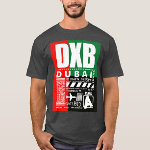 Camiseta Aeropuerto de Dubai DXB