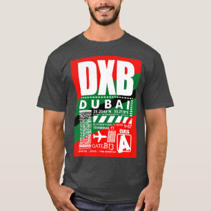 Camiseta Aeropuerto de Dubai DXB