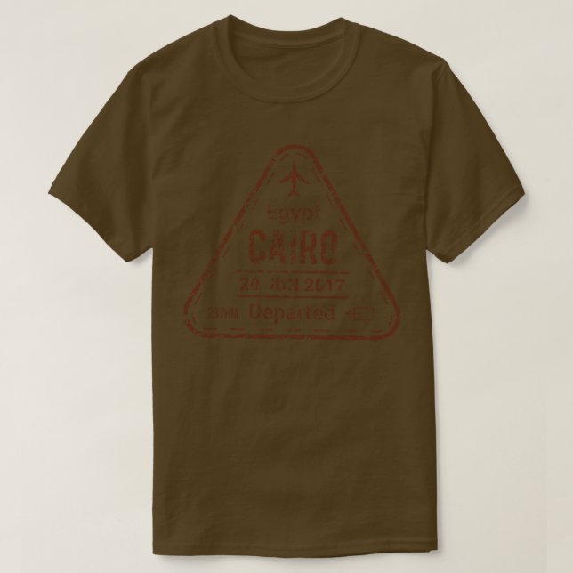 Camiseta Aeropuerto de El Cairo (Diseño del anverso)