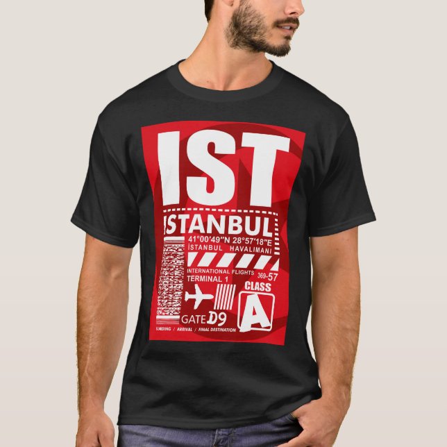 Camiseta Aeropuerto de Estambul (Anverso)