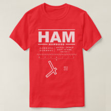 Aeropuerto de Hamburgo HAM T-Shirt