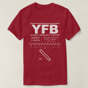 Camiseta Aeropuerto de Iqaluit YFB Tee Shirt