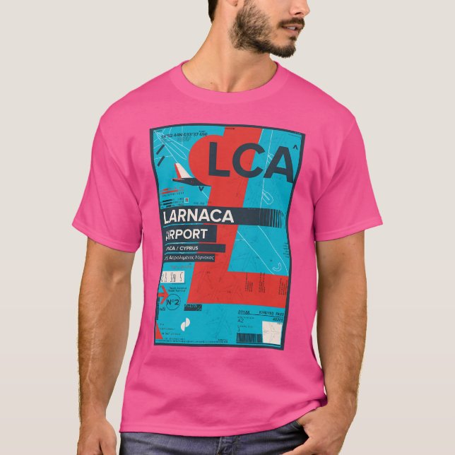 Camiseta Aeropuerto de Larnaca (Anverso)