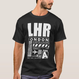 Camiseta Aeropuerto de Londres Heathrow