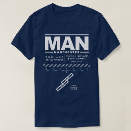Camiseta Aeropuerto de Manchester MAN T-Shirt