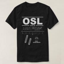 Aeropuerto de Oslo Gardermoen OSL T-Shirt