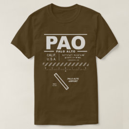 Camiseta Aeropuerto de Palo Alto T-Shirt
