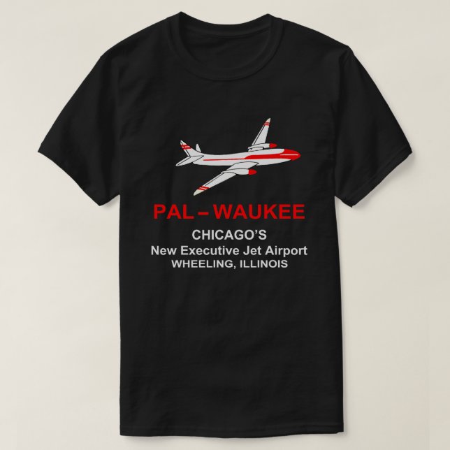 Camiseta Aeropuerto de Palwaukee, Wheeling, Illinois (Diseño del anverso)