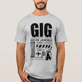 Camiseta Aeropuerto de Río de Janeiro GIG