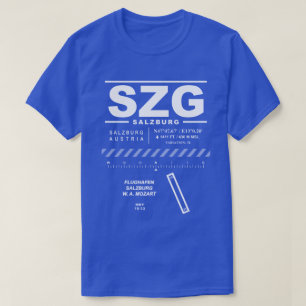 Camiseta Aeropuerto de Salzburg W. A. Mozart SZG T-Shirt