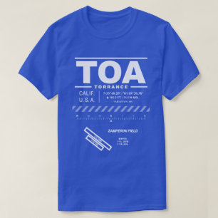 Camiseta Aeropuerto de Torrance - Zamperini Field TOA T-Shi