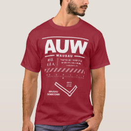 Camiseta Aeropuerto de Wausau Downtown AUW T-Shirt