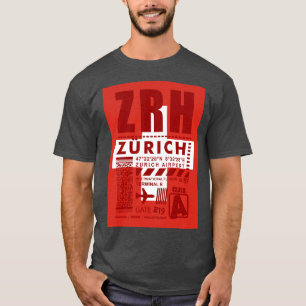 Camiseta Aeropuerto de ZRH Zurich