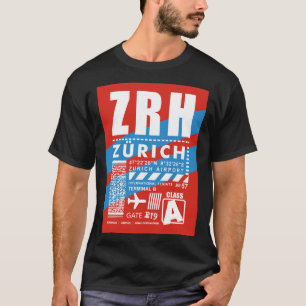 Camiseta Aeropuerto de ZRH Zurich