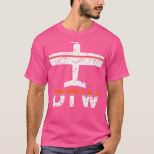 Camiseta Aeropuerto Dtw de Fly Detroit
