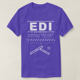 Camiseta Aeropuerto Edinburgh EDI Tee Shirt