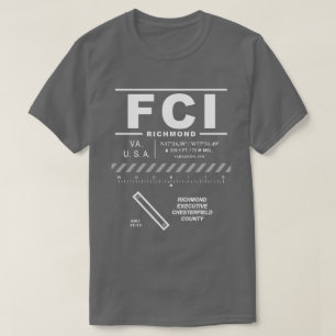 Camiseta Aeropuerto Ejecutivo de Richmond T-Shirt