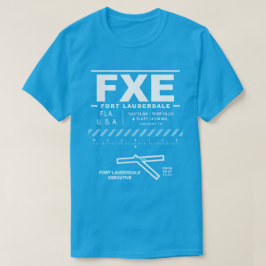 Camiseta Aeropuerto Ejecutivo Fort Lauderdale FXE T-Shirt