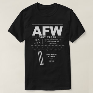 Camiseta Aeropuerto Fort Worth Alliance AFW USAA