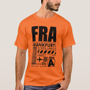 Camiseta Aeropuerto FRA Frankfurt