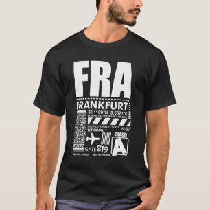 Camiseta Aeropuerto FRA Frankfurt