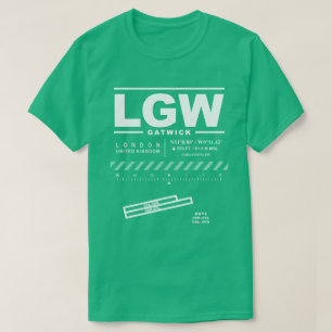 Camiseta Aeropuerto Gatwick de Londres T-Shirt