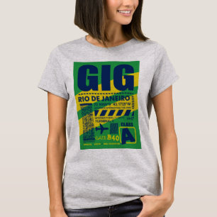 Camiseta Aeropuerto GIG Rio de Janeiro