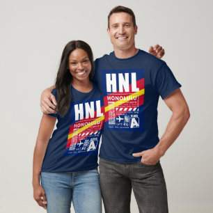 Camiseta Aeropuerto HNL Honolulu