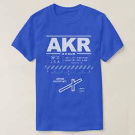 Camiseta Aeropuerto Internacional Akron Fulton AKR T-Shirt