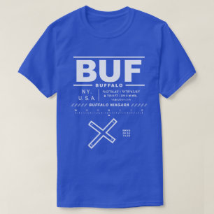 Camiseta Aeropuerto Internacional Búfalo Niagara BUF T-Shir