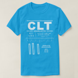 Camiseta Aeropuerto Internacional Charlotte Douglas CLT