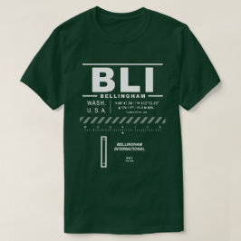 Camiseta Aeropuerto Internacional de Bellingham BLI T-Shirt