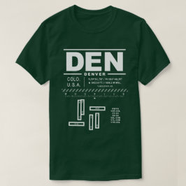 Camiseta Aeropuerto Internacional de Denver